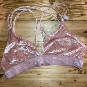 PINK by Victoria’s Secret Crushed Velvet Bralette